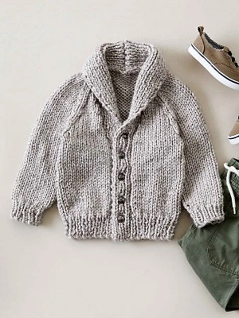Shawl Collar Cardigan by Bernat Design Studio