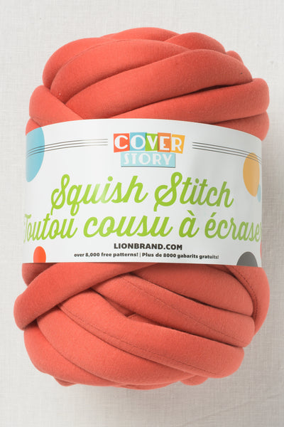 Lion Brand Cover Story Squish Stitch 113BA Chili Pepper