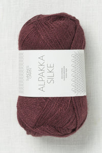 Sandnes Garn Alpakka Silke 4372 Deep Burgundy (Discontinued)