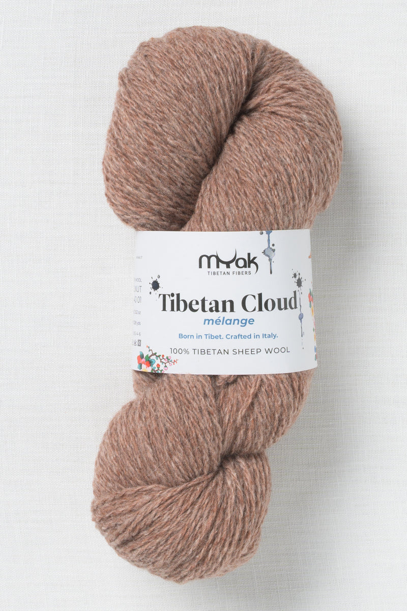 mYak Tibetan Cloud Melange Hazelnut