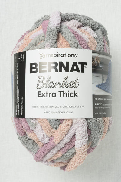 Bernat Blanket Extra Thick Purple Smoke