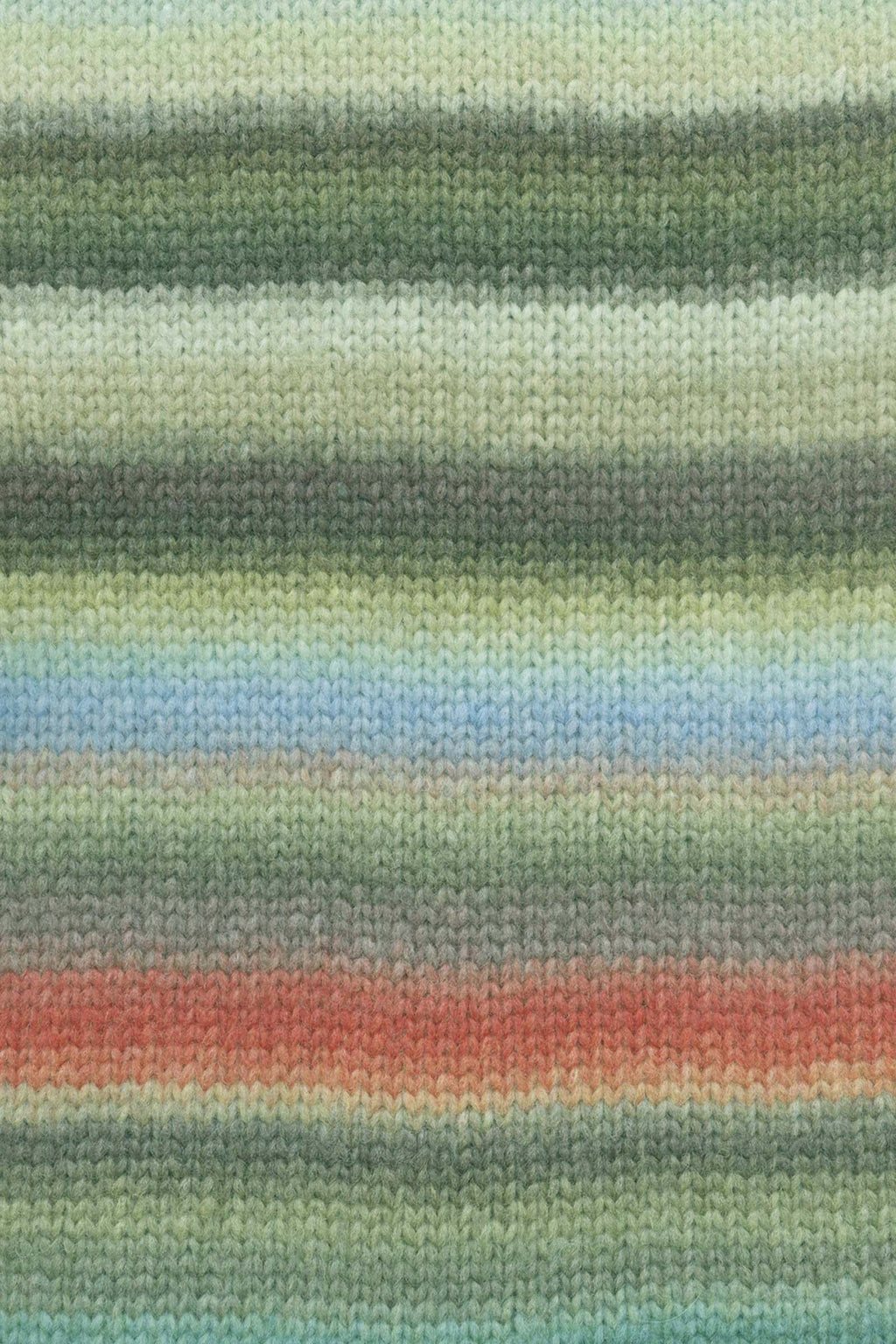 Lang Yarns Cloud 20 Dark Green Olive Light Blue Red swatch