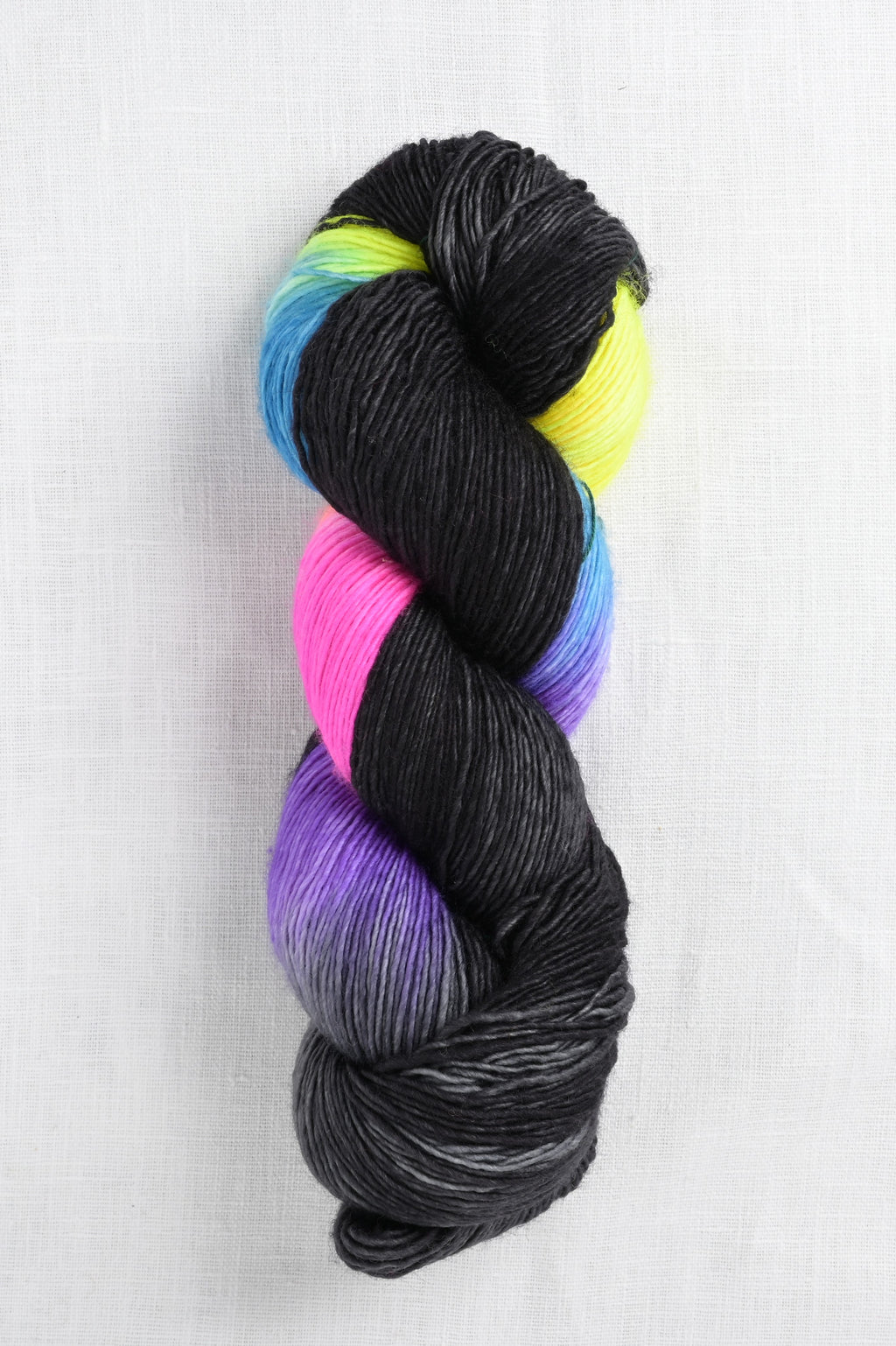 Madelinetosh Tosh Silk Cloud Black Rainbow
