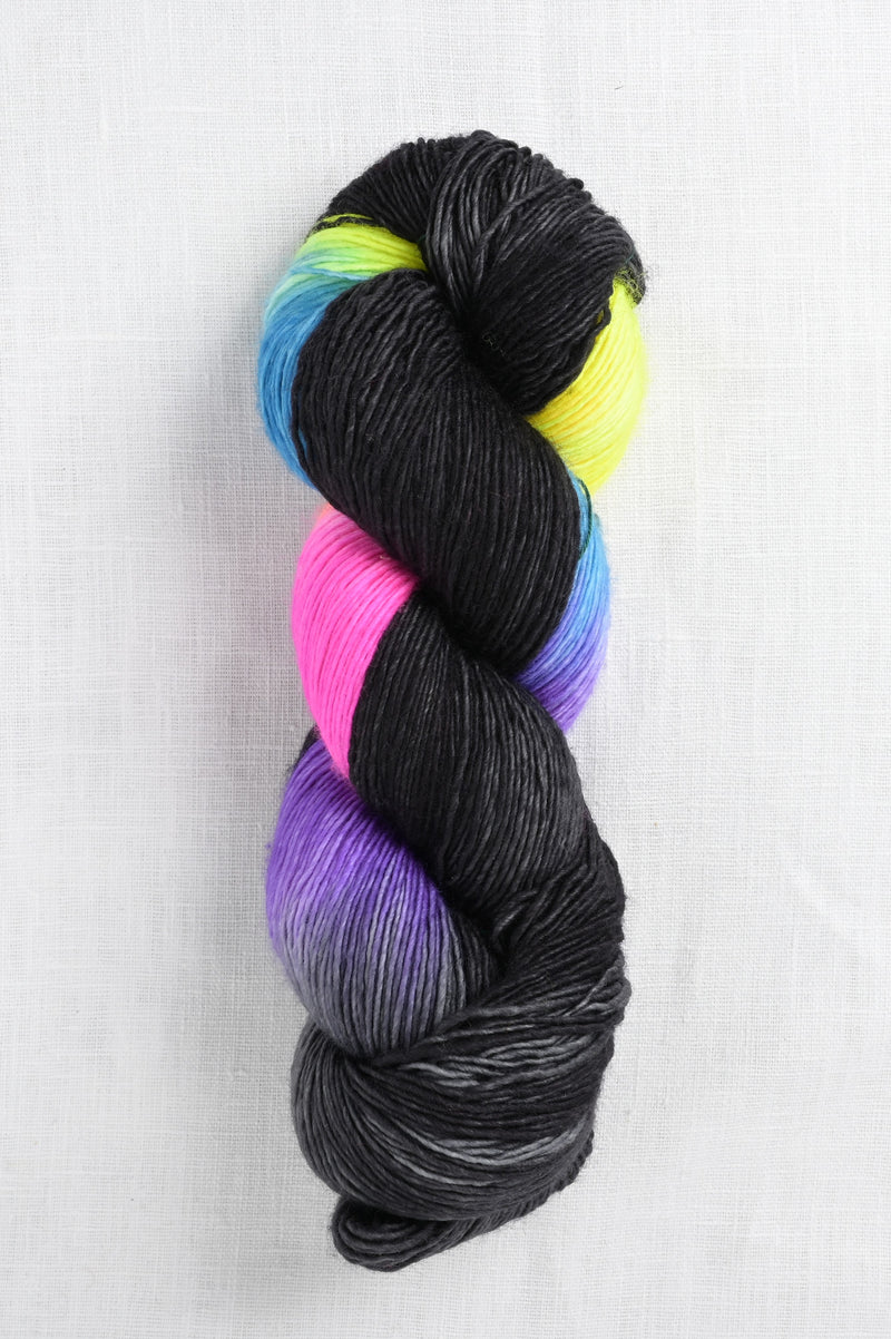 Madelinetosh Tosh Silk Cloud Black Rainbow