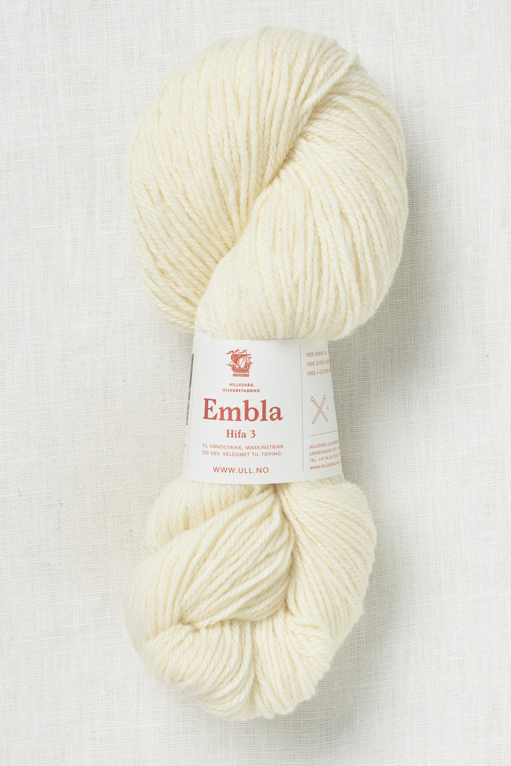 Hillesvåg Embla 6047 Half Bleached White