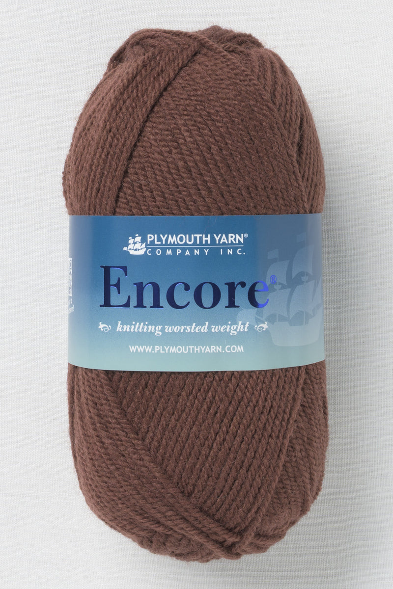Plymouth Encore Worsted 9865 Hazelnut