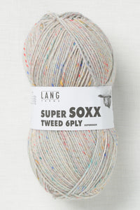 Lang Yarns Super Soxx Tweed 6 Ply 96 Greige