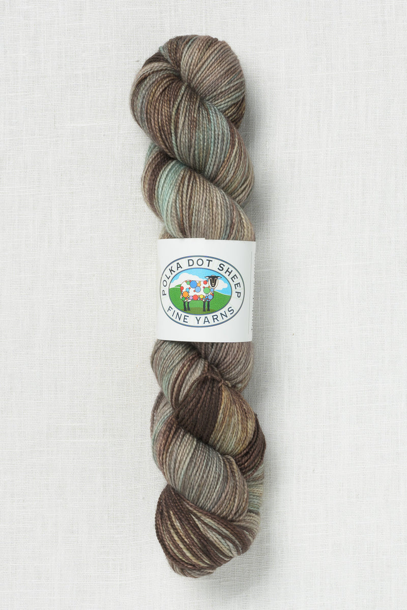 Polka Dot Sheep Tenderfoot 80/20 Driftwood