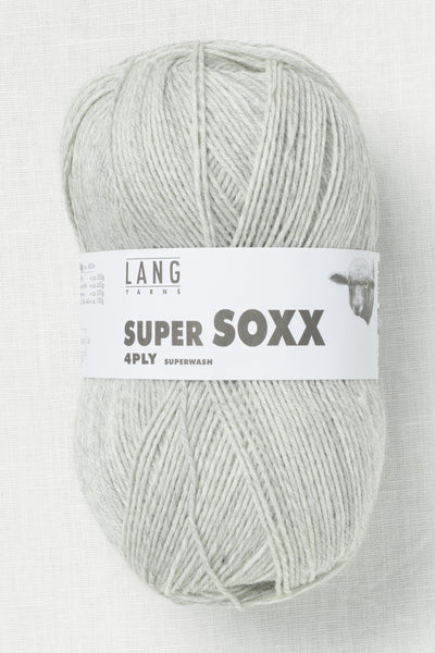 Lang Yarns Super Soxx 4Ply 23 Light Grey Melange
