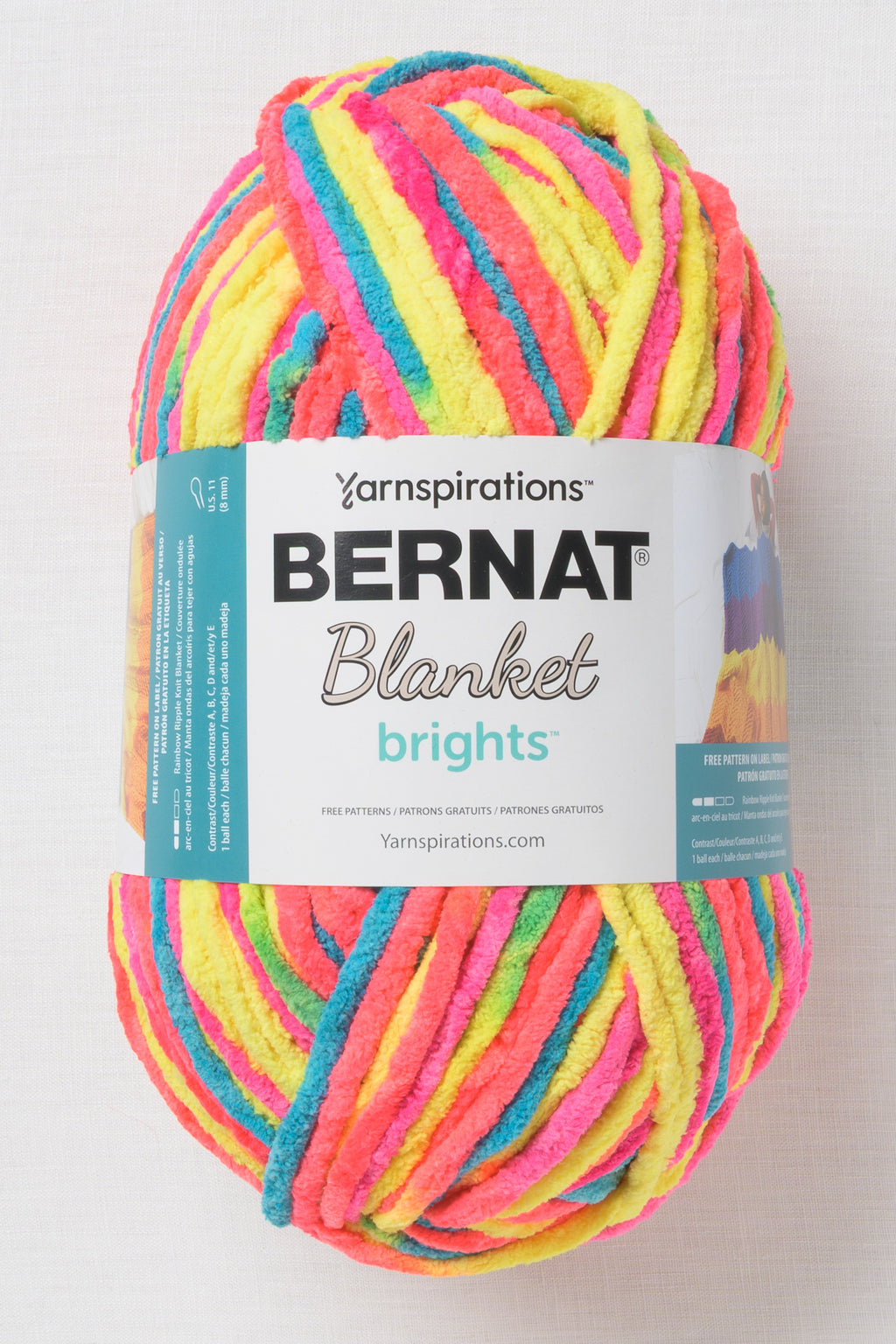 Bernat Blanket Brights Neon Mix