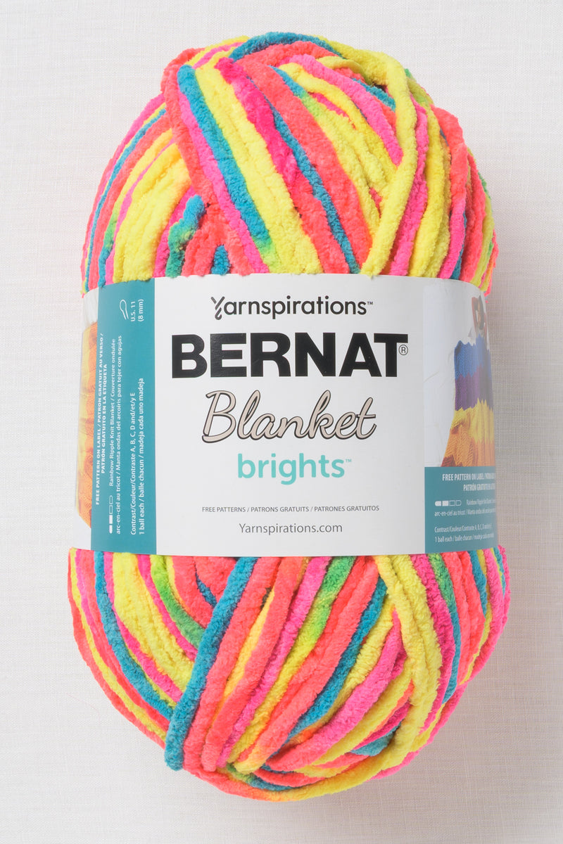 Bernat Blanket Brights Neon Mix