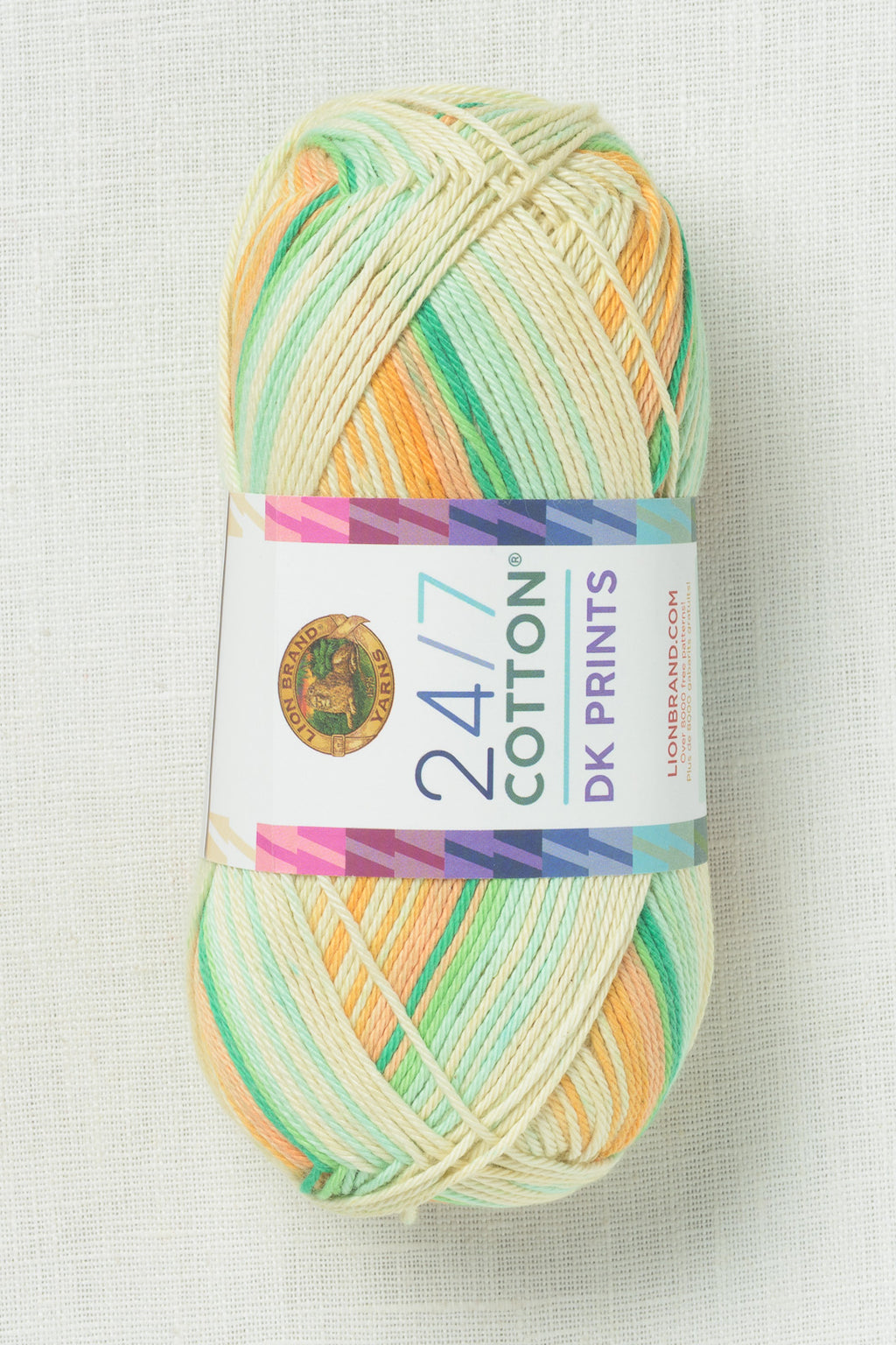 Lion Brand 24/7 Cotton DK Prints 503Q Spring