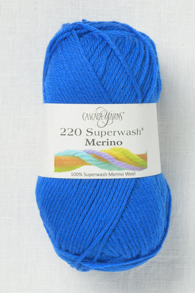 Cascade 220 Superwash Merino 142 Highlighter Blue