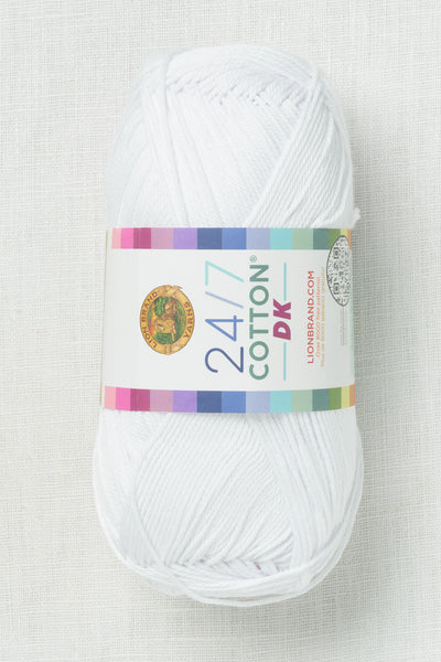 Lion Brand 24/7 Cotton DK 100AJ Sugarcane
