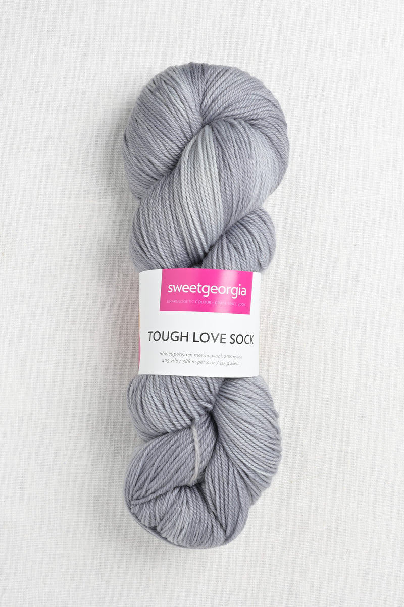 Sweet Georgia Tough Love Sock Silver