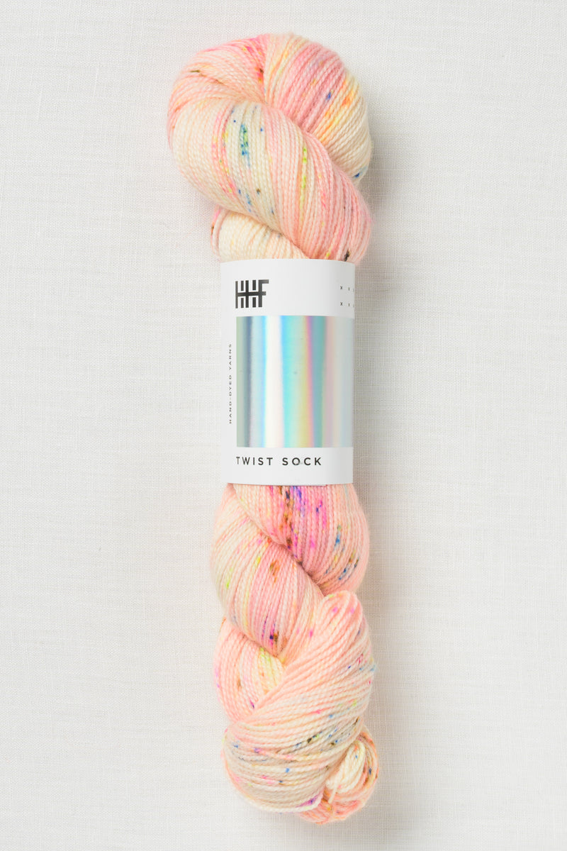 Hedgehog Fibres Twist Sock Peony