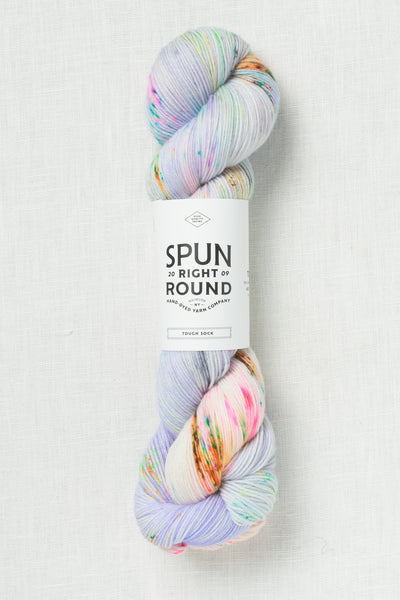 Spun Right Round Tough Sock Glitter Bomb