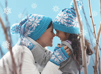 Snowflake Hat and Mittens by Patons