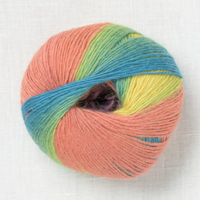 Lang Yarns Aurora 5 Violet Yellow Blue Pink