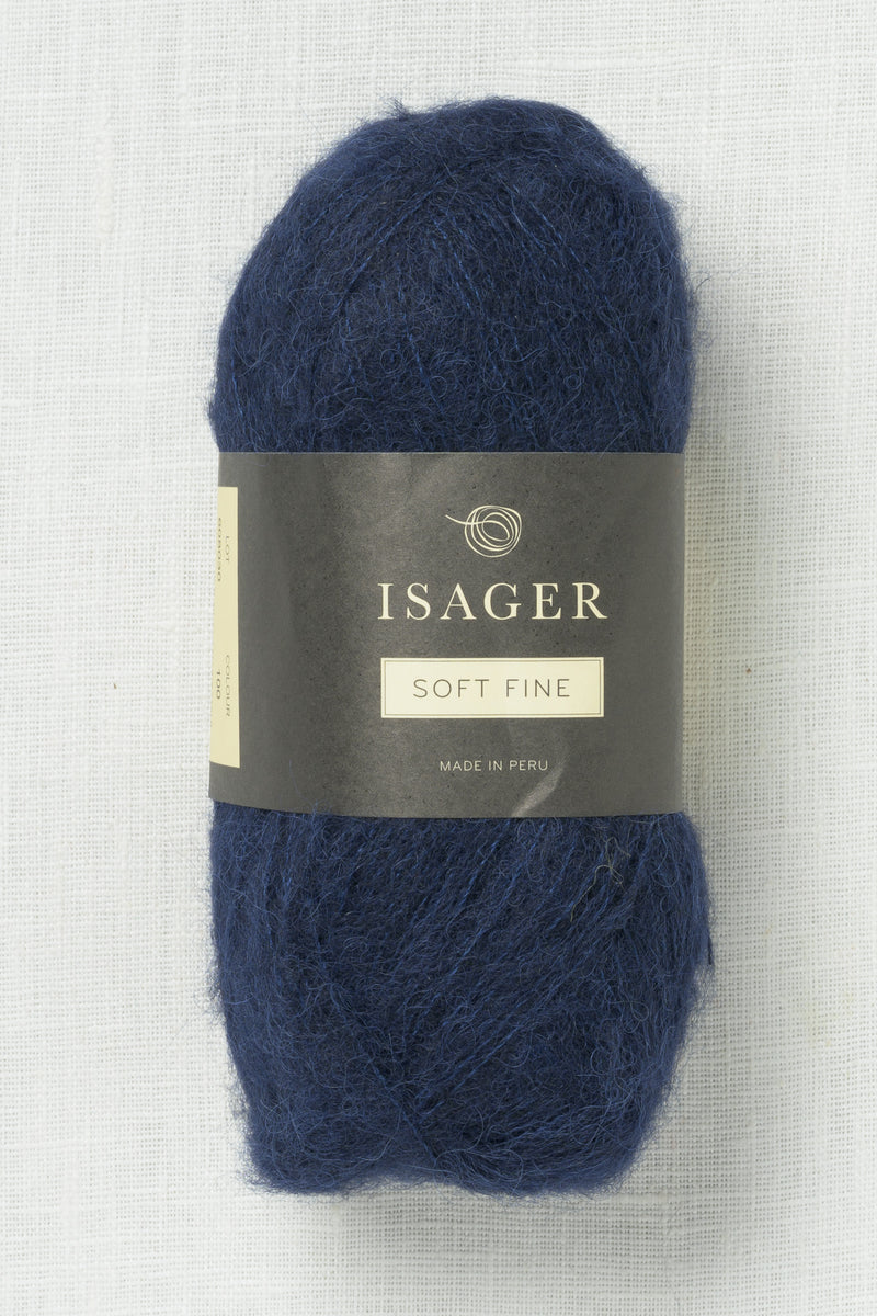 Isager Soft Fine 100 Navy