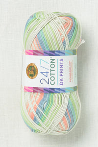 Lion Brand 24/7 Cotton DK Prints 500Y Cool Breeze