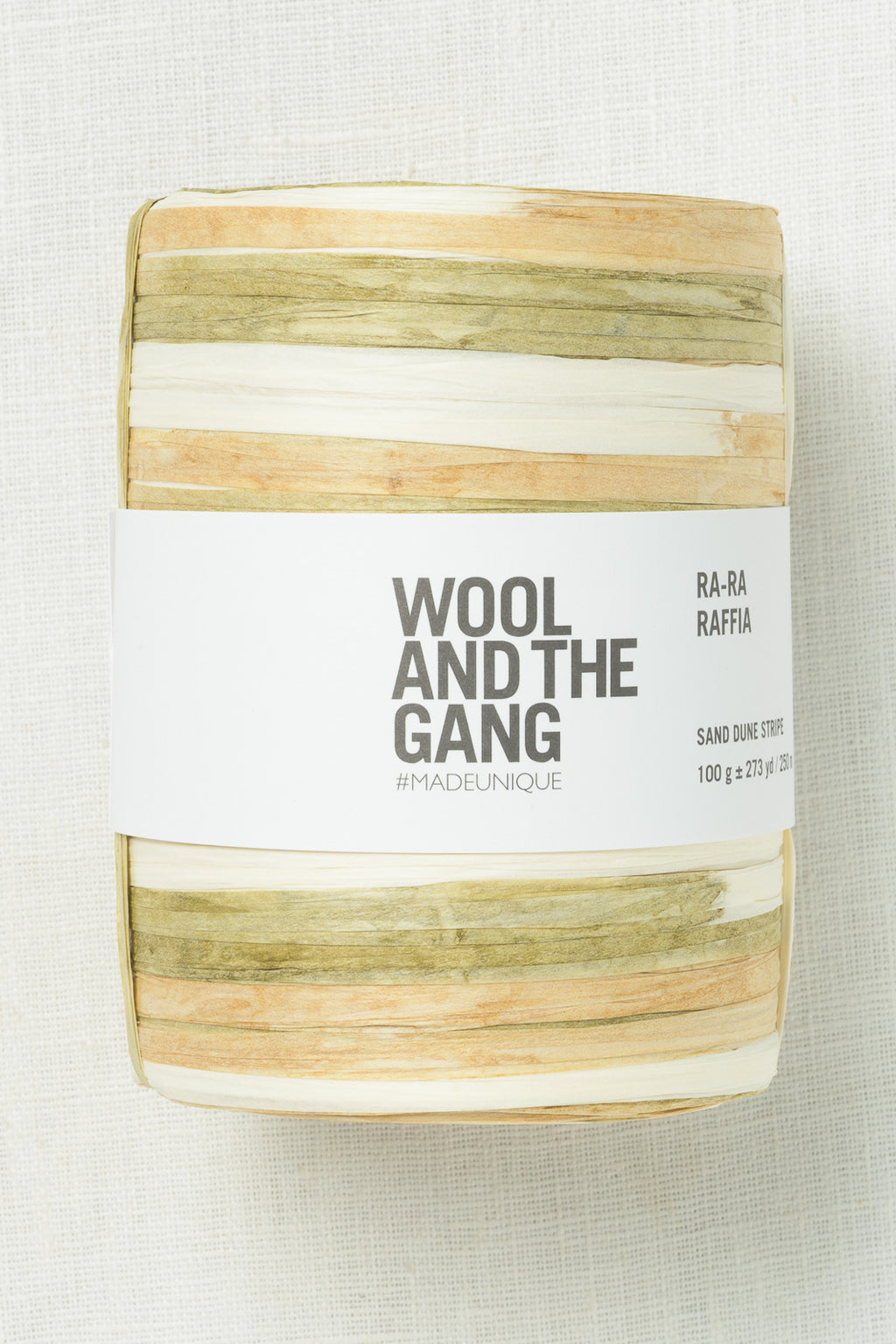 Wool and the Gang Ra-Ra Raffia Sand Dune Stripe