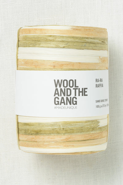 Wool and the Gang Ra-Ra Raffia Sand Dune Stripe