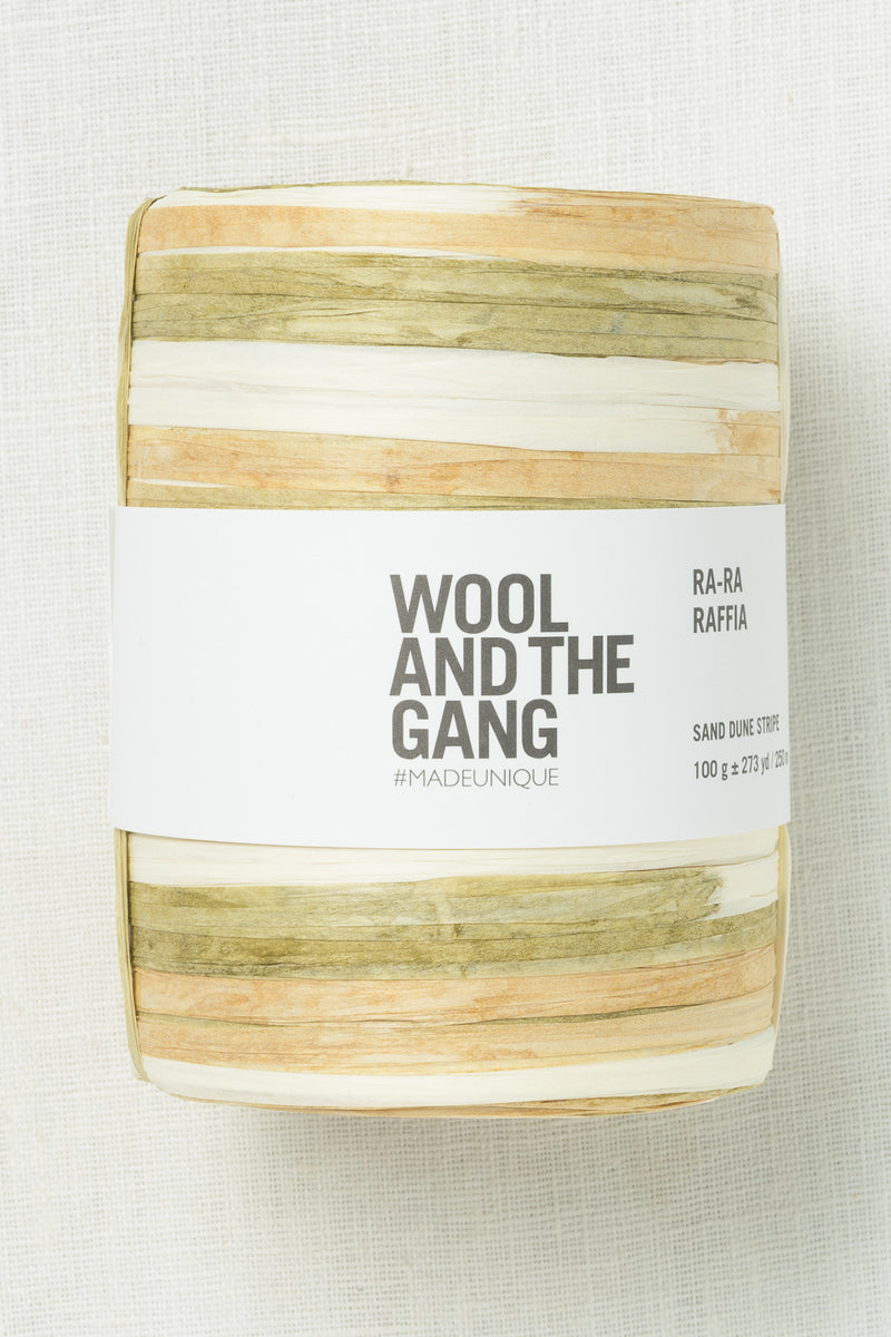 Wool and the Gang Ra-Ra Raffia Sand Dune Stripe