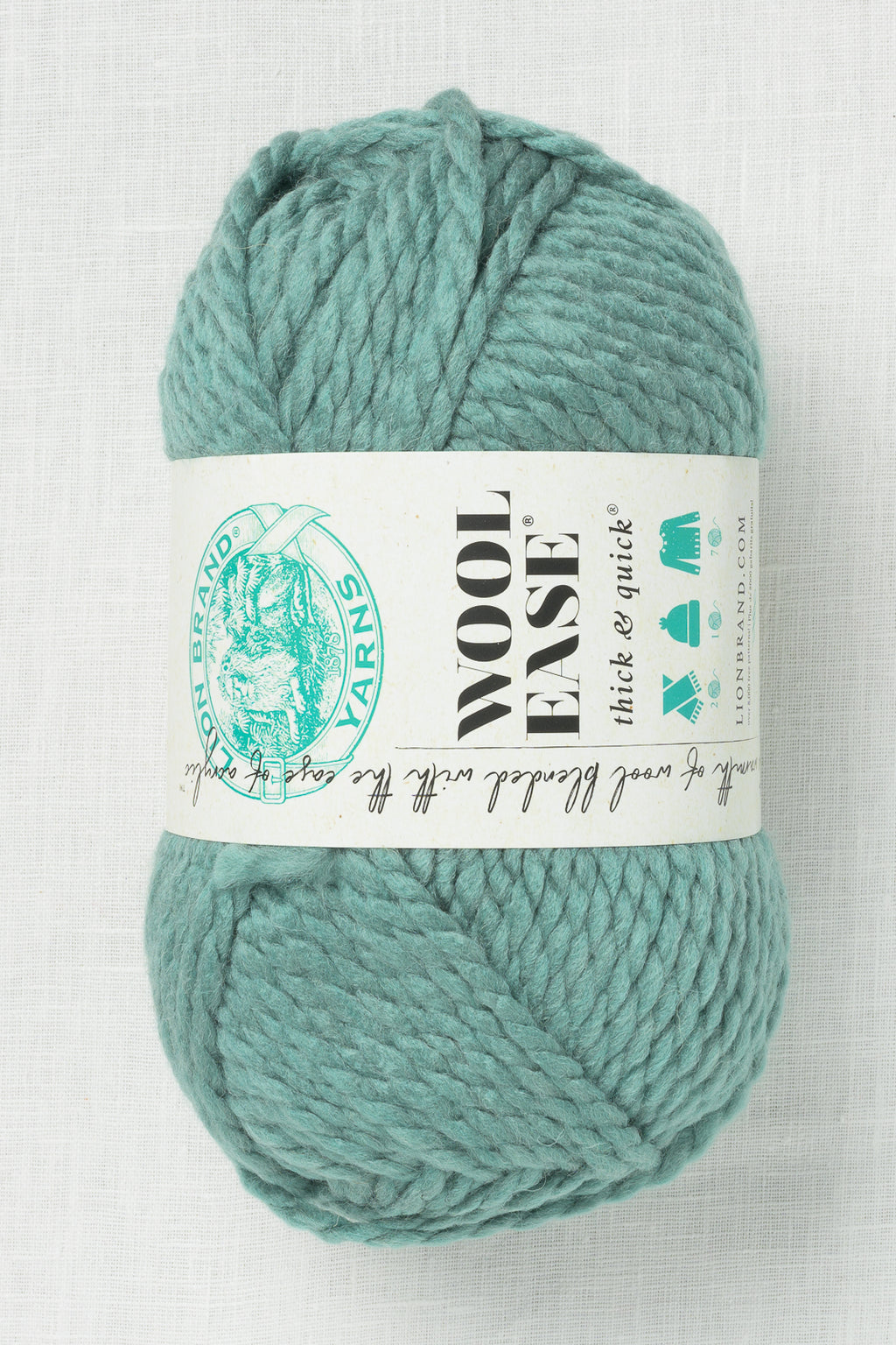 lion brand thick and quick succulent Lion Brand Wool Ease Thick & Quick 116E Succulent