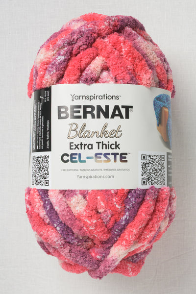 Bernat Blanket Extra Thick Cel-este Jupiter Red