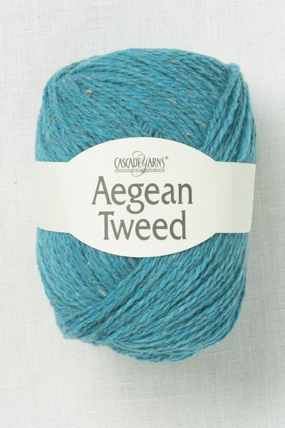 Cascade Aegean Tweed 25 Pacific Blue