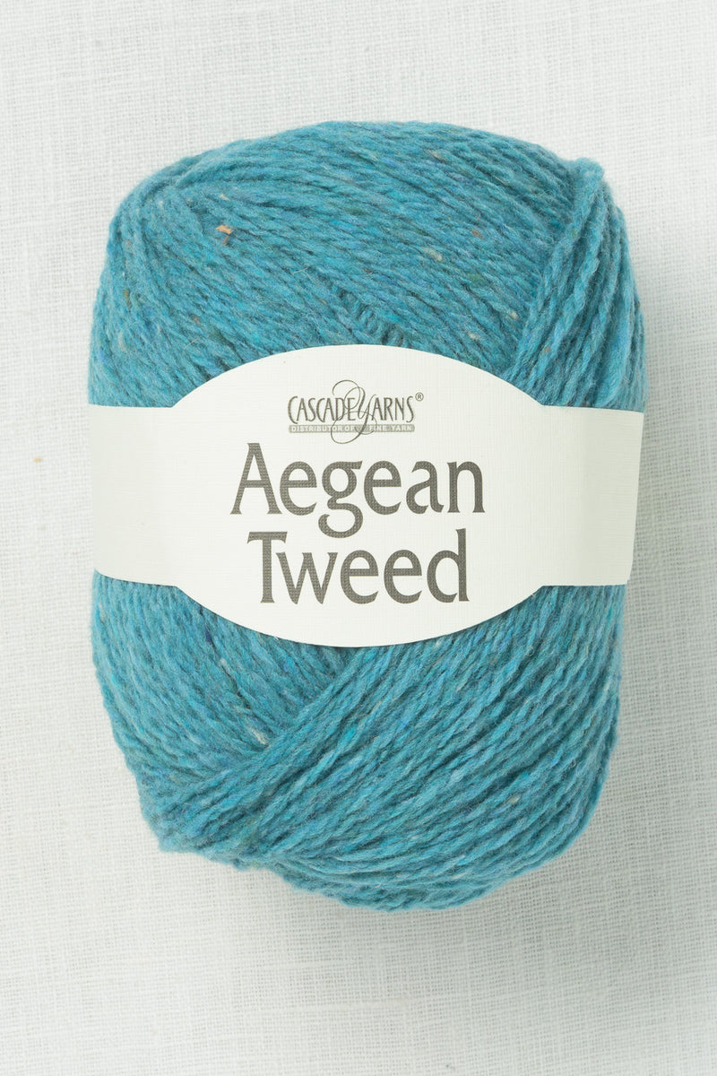 Cascade Aegean Tweed 25 Pacific Blue