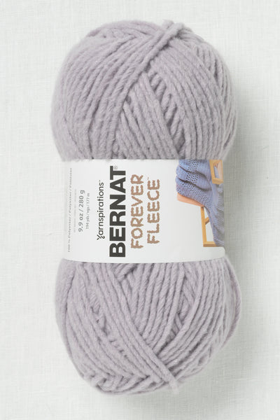 Bernat Forever Fleece is a Polyester, Washable, Soft Bulky Yarn Great for Making Blankets and Amigurumi With a Brushed Finish Bernat Forever Fleece is a Polyester, Washable, Soft Bulky Yarn Great for Making Blankets and Amigurumi With a Brushed Finish