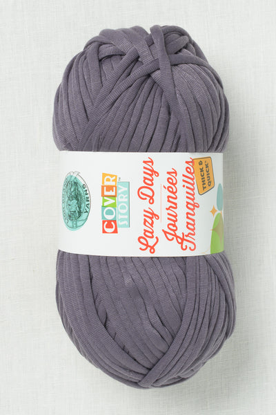 Lion Brand Cover Story Lazy Days Thick & Quick 152AH Pewter