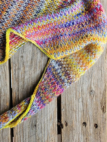 Colour Cocktail Shawl by Taiu Landra