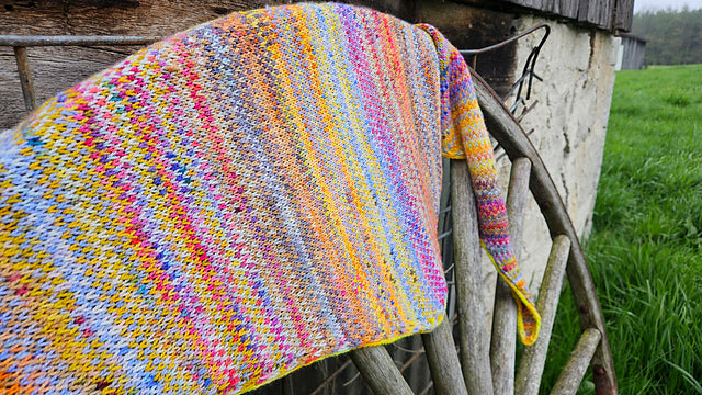 Colour Cocktail Shawl by Taiu Landra