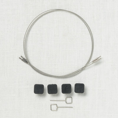 KnitPro Petite Fixed Stainless Steel Interchangeable Cable