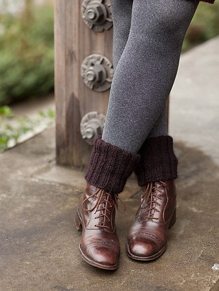 Cozy Boot Cuffs by Churchmouse Yarns and Teas