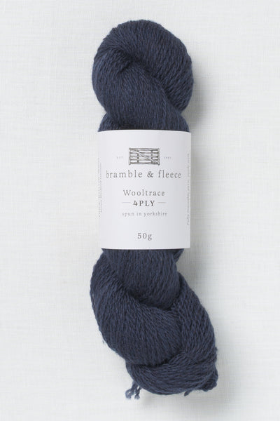 Bramble & Fleece Wooltrace 4ply 260 Perfect Navy
