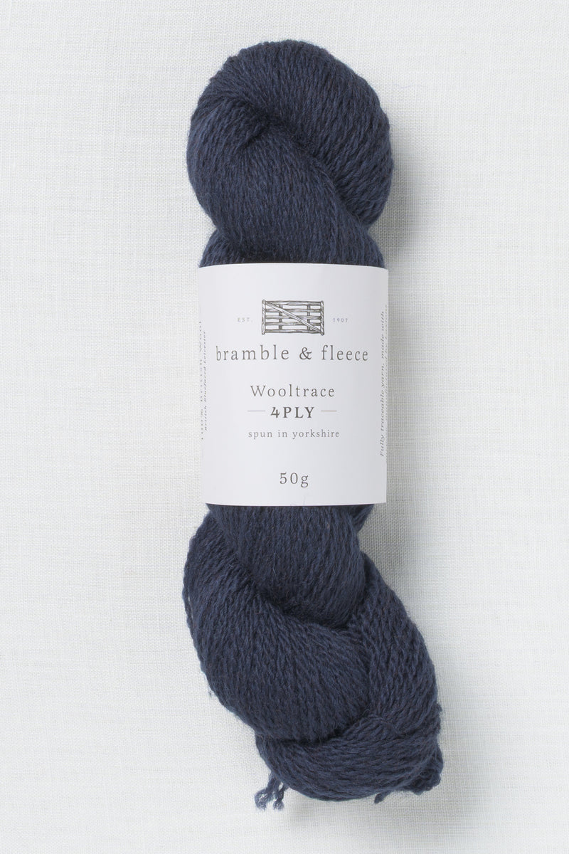 Bramble & Fleece Wooltrace 4ply 260 Perfect Navy