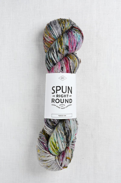 Spun Right Round Tweed DK Graffiti Overlay