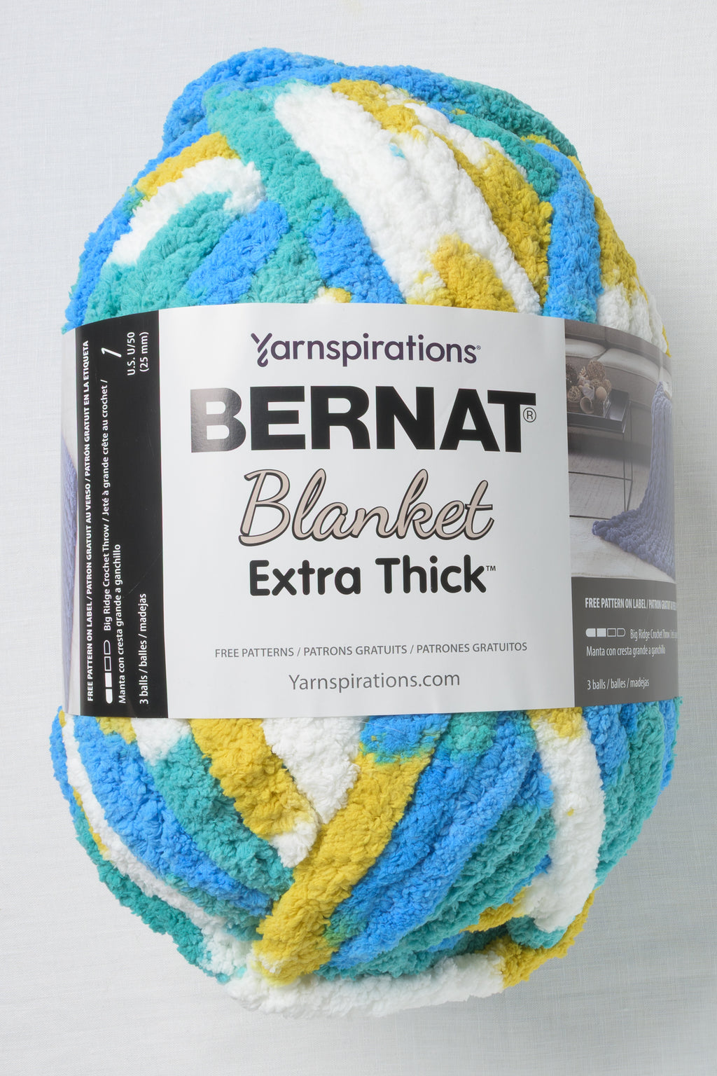 Bernat Blanket Extra Thick Blue Lagoon