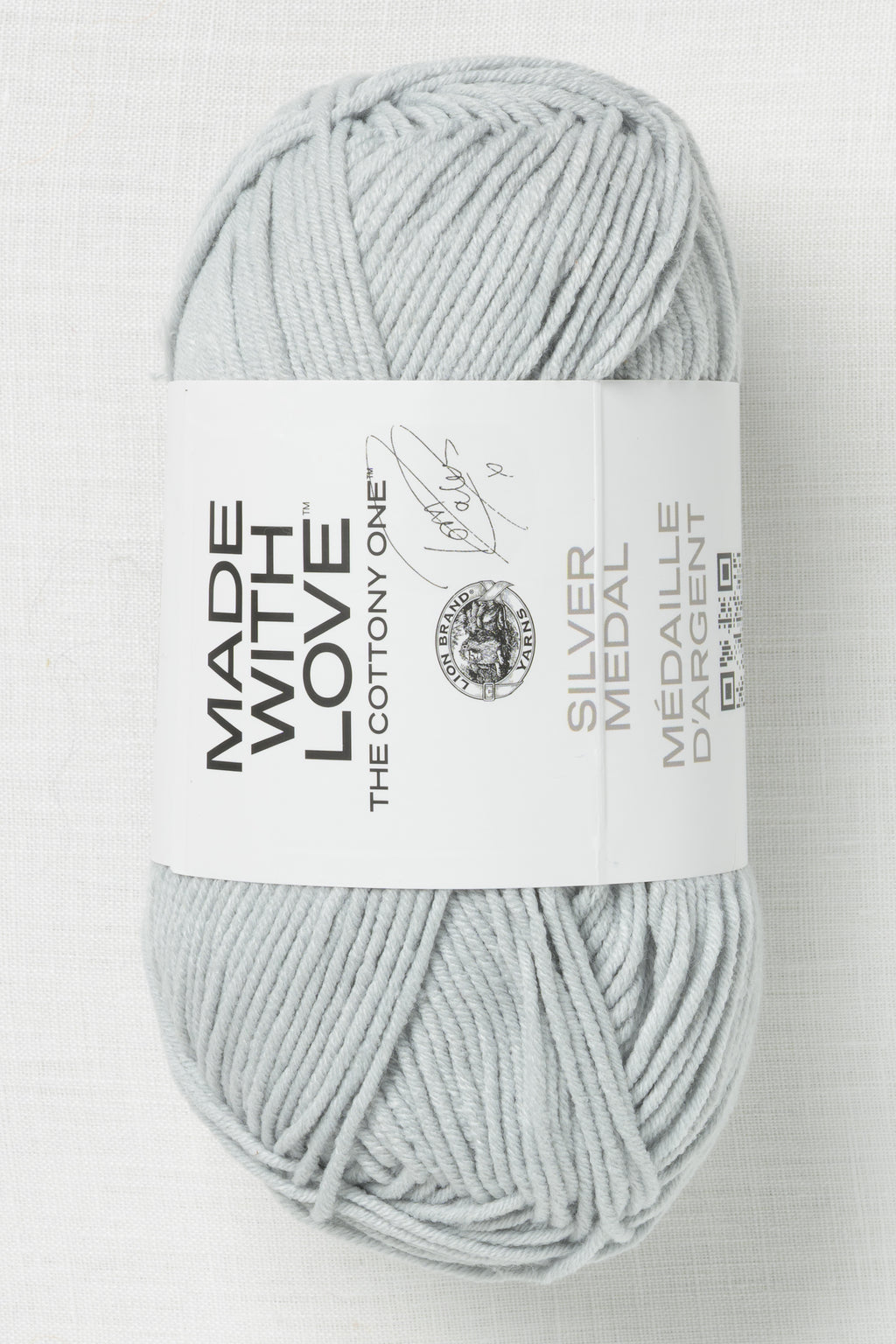 Lion Brand Made With Love The Cottony One 150BL Silver Medal