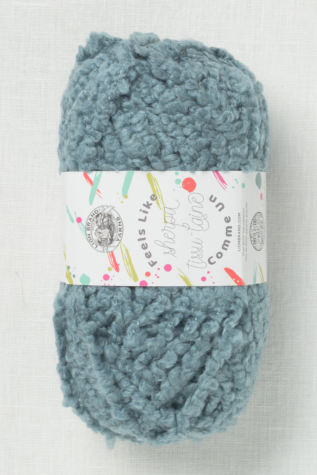 Lion Brand Feels Like Sherpa 178AJ Sagebrush