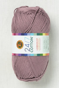 Lion Brand 24/7 Cotton 141S Vintage Lilac