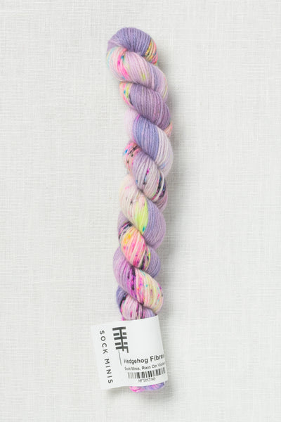 Hedgehog Fibres Sock Minis Rain On Violets (New)