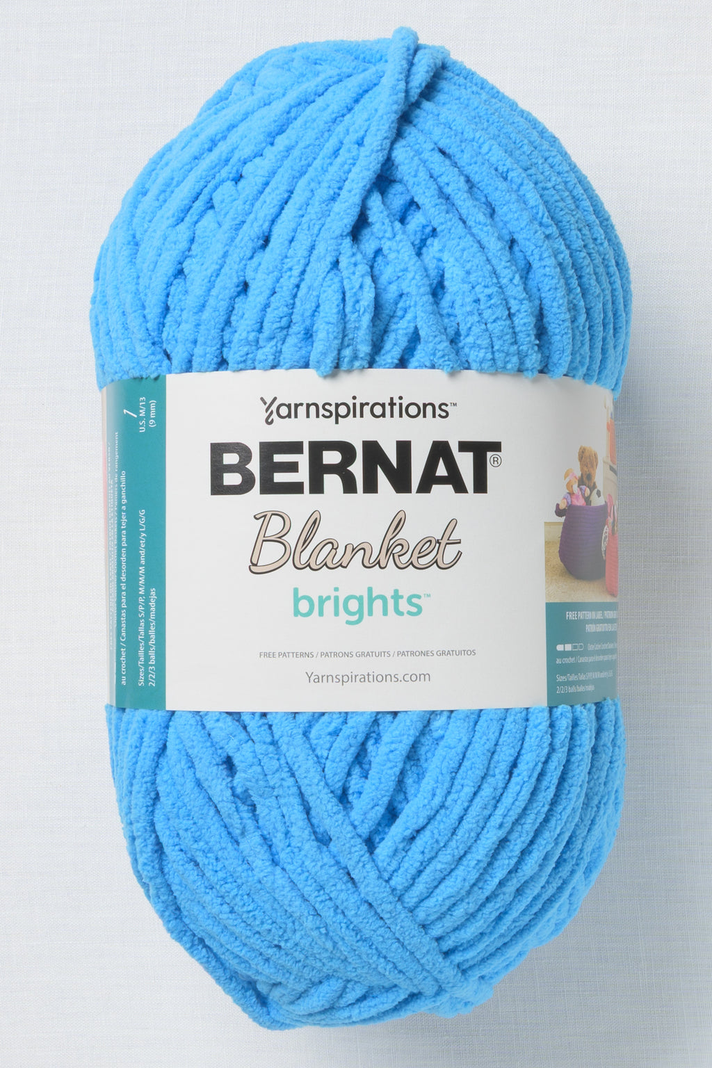 Bernat Blanket Brights Busy Blue