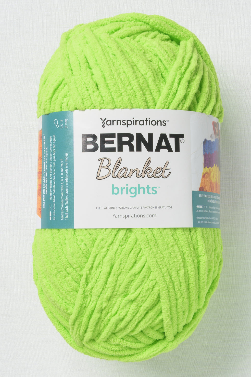 Bernat Blanket Brights Bright Lime