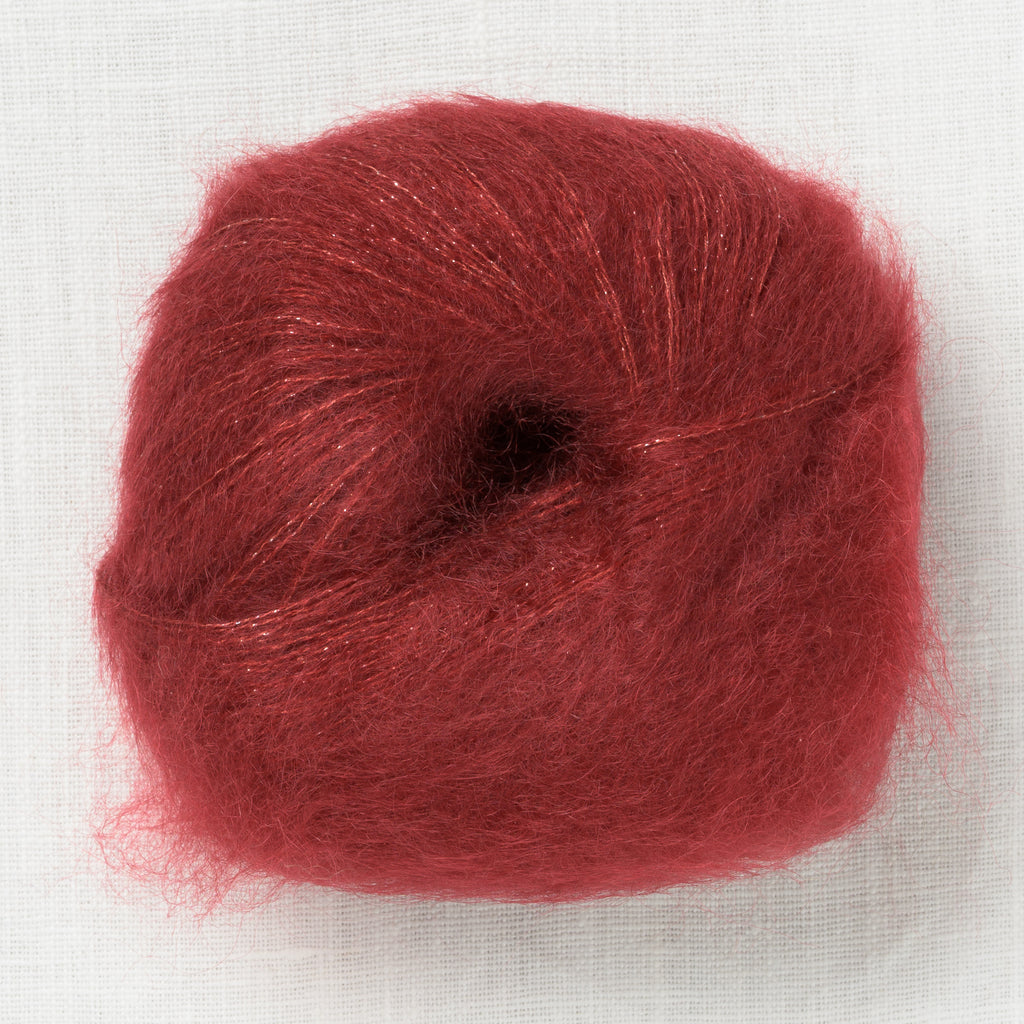 Lang Yarns Mohair Luxe Lame 166 Berry