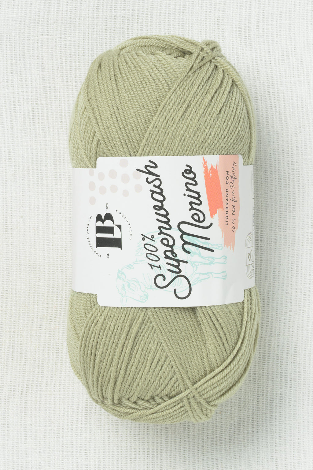 Lion Brand Superwash Merino 171W Elm